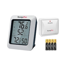 Tr Thermopro Tp60 Kablosuz İç Ve Dış Mekan Termometresi, 60m Menzilli Dijital Sıcaklık Ve Nem Takip Monitörü