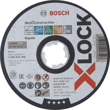 Bosch X-Lock 125x1 Multi Material Rapido Düz Kesici Disk
