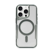 Apple Apple Uyumlu iPhone 14 Pro Max Kılıf Boyi Magsafe Silikon Kapak - Yeşil 0.2M-Çok Renkli