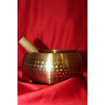 Pirinç Meditasyon Çanı Yoga Çanı Tibet Çanağı Singing Bowl 14 Cm
