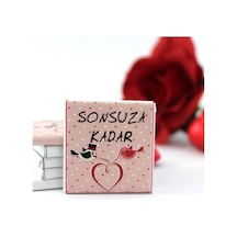Dark Brown SONSUZA KADAR Yazılı Madlen Çikolata Bitter ve Sütlü 72 Adet