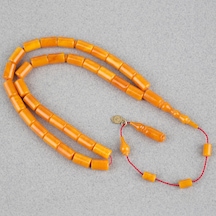 Miskevi Katalin Usta İşi İmzalı Kesme Kesim 6.5x10.5mm Tesbih