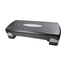 Aerobik Step Tahtası 2 Kademeli Step Tahtası Gri