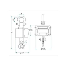 Tem Sh-15000-led Vinç Kantarı 15 Ton