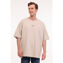 Lotto M-aıson Tee 5fx Taş Rengi Erkek Kısa Kol T-shirt Gri