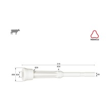 Melasty Mayda 3 Gen Ø24 Üçgen Meme Lastiği Silikon Memelik - 4 Lü Paket