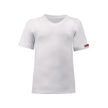 Blackspade 9249 Kids Beyaz V Yaka Kısa Kol Thermal