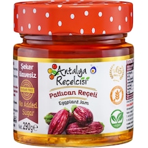 Antalya Reçelcisi Rafine Şeker İlavesiz Patlıcan Reçeli 290 G