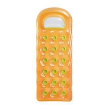Intex Bardaklı Kırmızı Yatak 188x71 Cm - Turuncu