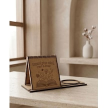 Kupa Tutuculu Üçgen Kitap Standı-expand Your Mind, Read A Book