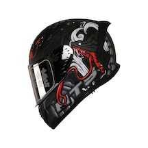 Mts Pro Helmets M-801 Snake Full Face Motosiklet Kaskı Myth Grey