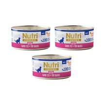 Nutri Feline Kitten Tavuk Etli Ve Ton Balıklı Tahılsız Yavru Kedi Konservesi 70 G X 3 Adet