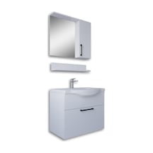Tr Eko 65 Cm Mdf Banyo Dolabı Seti Beyaz Diğer