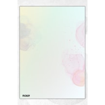 A5 Bloknot Çizgisiz Defter - 50 Yaprak - Memopad - Notepad - Not Defteri - Not Kağıdı - 2003 Çok Renkli