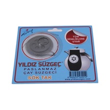 Yıldız Paslanmaz Çay Süzgeçi- Demlik Içi 4'Lü 1 Adet 4 Lü