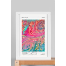 Abundance Çerçeveli Tablo Retro Series Bolluk Bereket Aura Enerji Renkleri