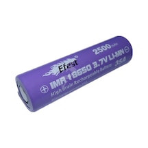 Efest Imr18650 2500 Mah 3.6V - 3.7V Flat Top Korumasız