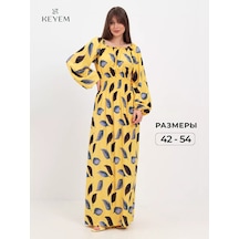 Keyem Uzun Kollu Büyük Beden Akşam Elbisesi 162093145 Gri