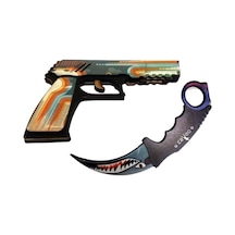 Ahşap Cs-go P250 Oyuncak Set 7008