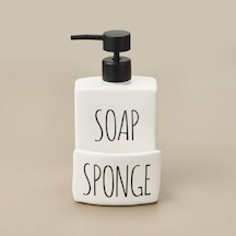 Soap Sıvı Sabunluk - Beyaz / Siyah Çok Renkli