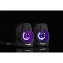 Classone Hoparlör 1+1 Usb Rgb X1b