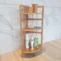 Rossel Premium Bambu Köşeli Raf