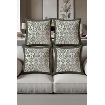 Dijital Baskılı Yumuşak Dokulu 4 Lü Kırlent Kılıfı Takımı 43x43 Cm Krl0032 Renkli