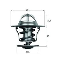Vw Polo Termostat 1.4 Tdi 2002-2005 Amf Bay Mahle Tx1587d