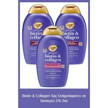 Biotin & Collagen Saç Dolgunlaştırıcı Ve Besleyici 3 Lü Set