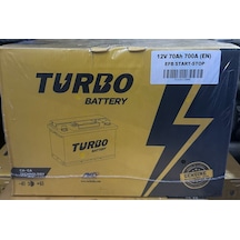 12V 70 Amper 700A EN Turbo EFB Start Stop Akü