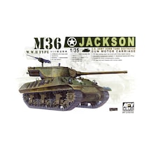 Afv Club Af35058 1/35 Ölçek, M36 Jackson U.s. Army 90mm Tank Destroyer Gun Motor Carriage Tank, Plastik Model Kiti-50058