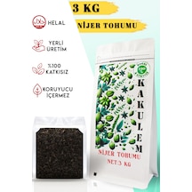 Kakulem Sertifikalı Doğal Kızıştırıcı Nijer Tohumu 3 Kg