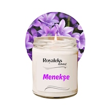 Doğal Özel Seri Kokulu Dekoratif Kavanoz Mum 210 Cc - Menekşe Esansı - Ryl Çok Renkli