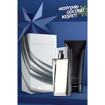 Avon Attraction Erkek Parfüm EDT 75 ML + Attraction Desire Saç ve Vücut Şampuanı 200 ML