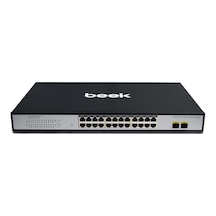 Beek Bn-gs-2242psw 24 Port Gigabit Poe+ 2 Port Sfp 300watt L2 Web Smart Poe Switch