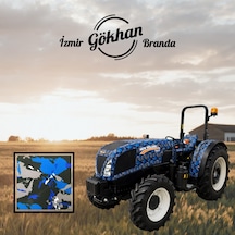 New Holland T580b Traktör Kaporta Kılıfı Bahçe Faz5