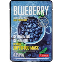 Dermal It's Real Superfood Blueberry Yaban Mersini Yüz Maskesi 25