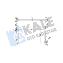 Fiat Punto Motor Radyatoru 1.2 2012-2015 Kale 356435