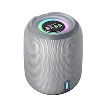 Bluetooth Hoparlör Rgb Ledli 1200mah Subwoofer Ses Outdoor Speaker Su Geçirmez Dayanıklı Gövde