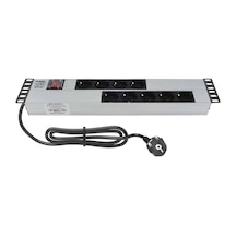 Amp Connect 19" 2u 9'lu Schuko Anahtarlı Kabinet Grup Prizi Pdu -16a
