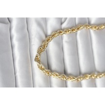 Mey İthalat Cm 14k Gold Renk Kalın Burgu Zincirli Model 60 Cm Kadın Kolye - Özel Seri Meyeb6981e2f05181e1d6f0003126 altın