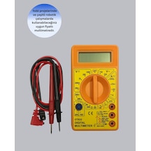 Dijital Multimetre Ac Dc Ölçüm Ve Lcd Ekranlı Xuczzzmultimetre-6 Belirtilmemiş