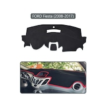 Ford Fiesta 2008-2017 Torpido Koruma Halısı Gri Kenar