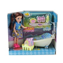 Bella Banyo Seti 8 Parça Oyuncak Bebek