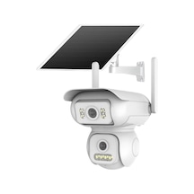 Joysee Sw2 6mp 2x2.8mm Aov Solar Wifi İki Kamera 4ır+4led Ptz