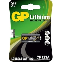 Gp Cr 123a Pil 3 Volt Tekli Kart