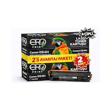 Canon Crg 054h Siyah Uyumlu Toner - 3100 Sayfalık Çipli Toner - 2'li  Paket