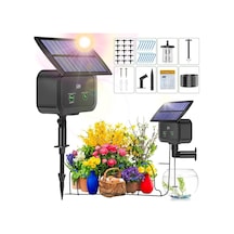 Lcd Ekran Güneş Damla Sulama Sistemi Kiti, 30 Çalışma Modu Ve 10 Sulama Aralığı Güneş Enerjili Damla Sulama Ki