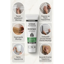 Akrilik Montaj Yapıştırıcısı Sıvı Çivi Hızlı Yapıştırıcı - Solvent İçermez Boyanabilir 1