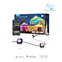 Govee Permanent Dış Mekan Aydınlatma 30m H705e311 Rgb - Ayarlanabilir Renk Sıcaklığı Ve Parlaklık
